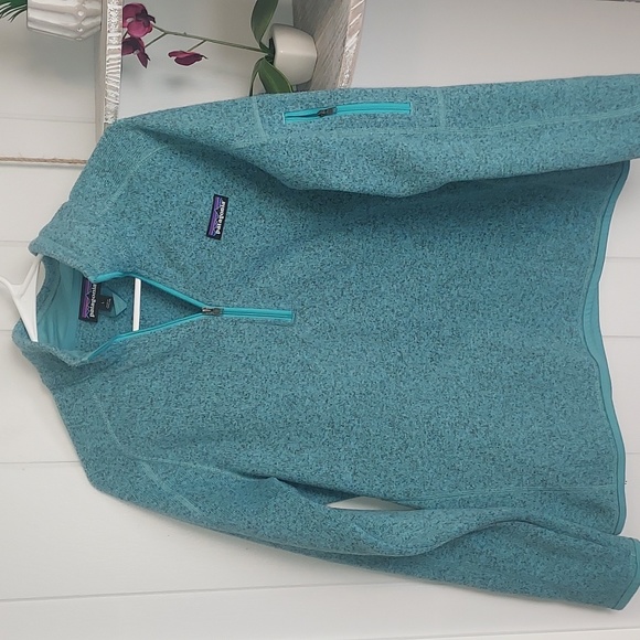 PATAGONIA BETTER SWEATER 1/4 ZIP FLEECE WOMEN'S SIZE LARGE - Picture 2 of 4